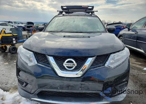 2016 Nissan Rogue Sv z USA, uszkodzony, nr VIN KNMAT2MVXGP674512
